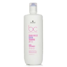 SCHWARZKOPF - BC Bonacure pH 4.5 Color Freeze Silver Shampoo (For Grey & Lightened Hair) 722857 1000ml/33.8oz