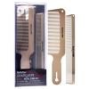 FX Metal Comb Set - BCOMBSET2G - Gold by BaBylissPRO for Unisex - 2 Pc Comb